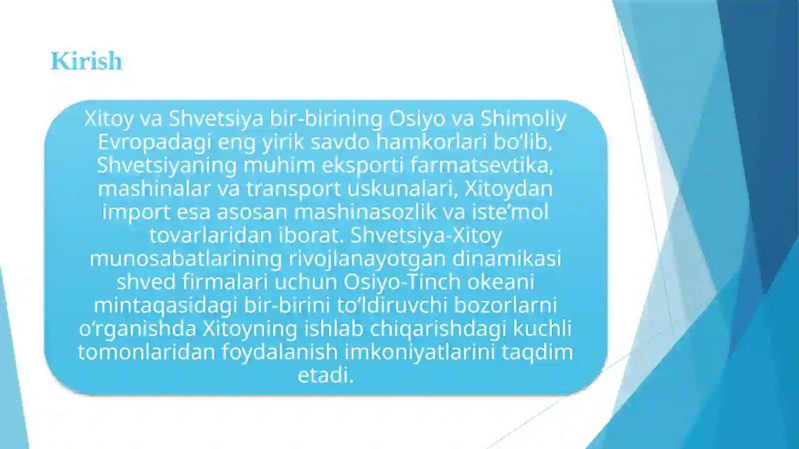 ESSE №2"TASHQI IQTISODIY FAOLIYATDA TAHLILIY ISHLAR" 2
