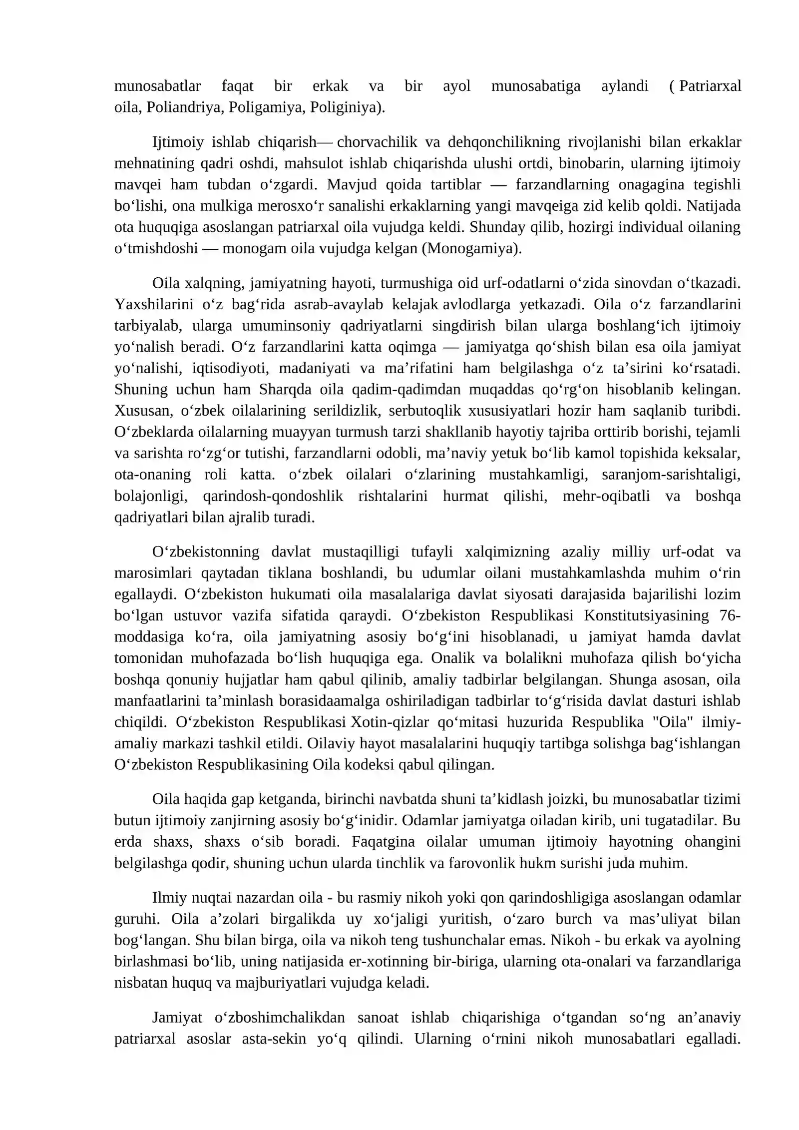 Oilalar bilan ijtimoiy ish olib borish 2