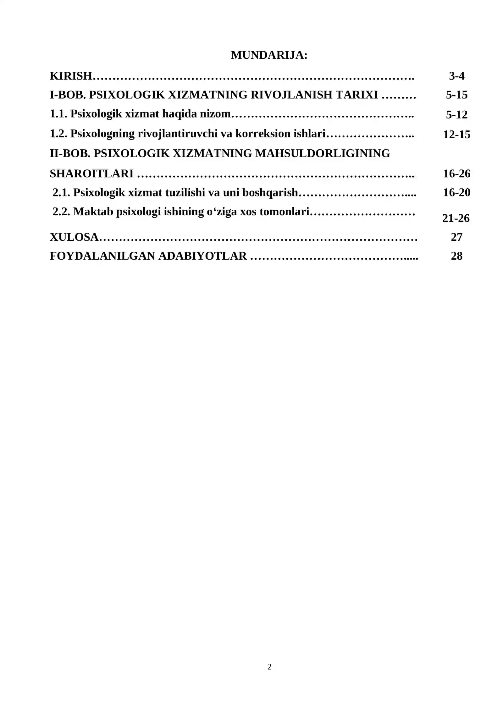 Psixologik xizmat fani rivojlanishining ilmiy tarixiy asoslari 2