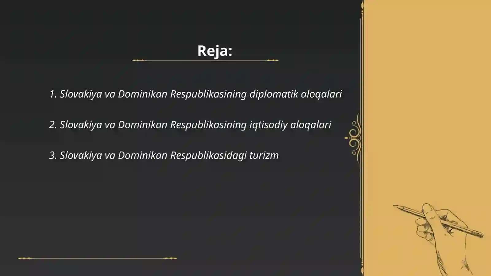 Slovakiya va Dominikan Respublikasi 2