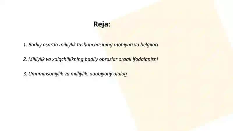 Badiiy asarda milliylik, xalqchillik va umuminsoniylik 2