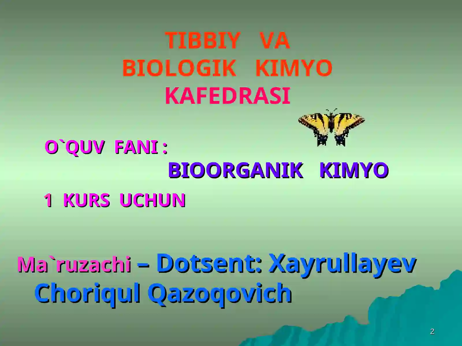 LIPIDLAR. SOVUNLANADIGAN LIPIDLAR 2