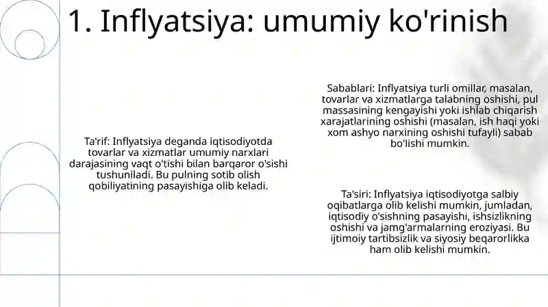 Inflyatsiya Va Unga Qarshi Kurashish Yo'Llari 2