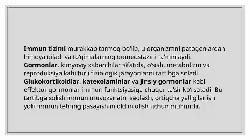 Effektorgarmonlariimmunitetnioshiruvchimoddalar 2