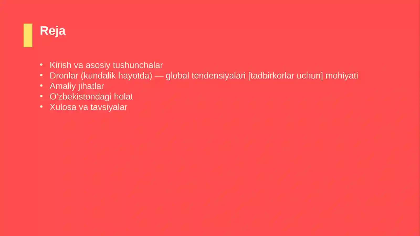 Dronlar (kundalik hayotda) — global tendensiyalari [tadbirkorlar uchun] 2