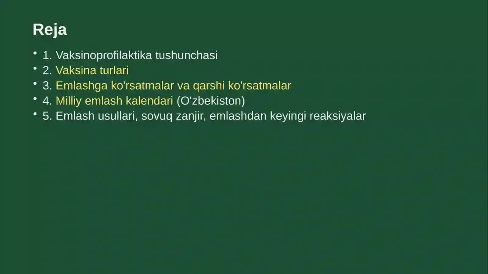 VAKSINOPROFILAKTIKA, Ko'rsatma va qarshi ko'rsatmalar. Vaksina turlari. Emlash kalendar rejasi 2