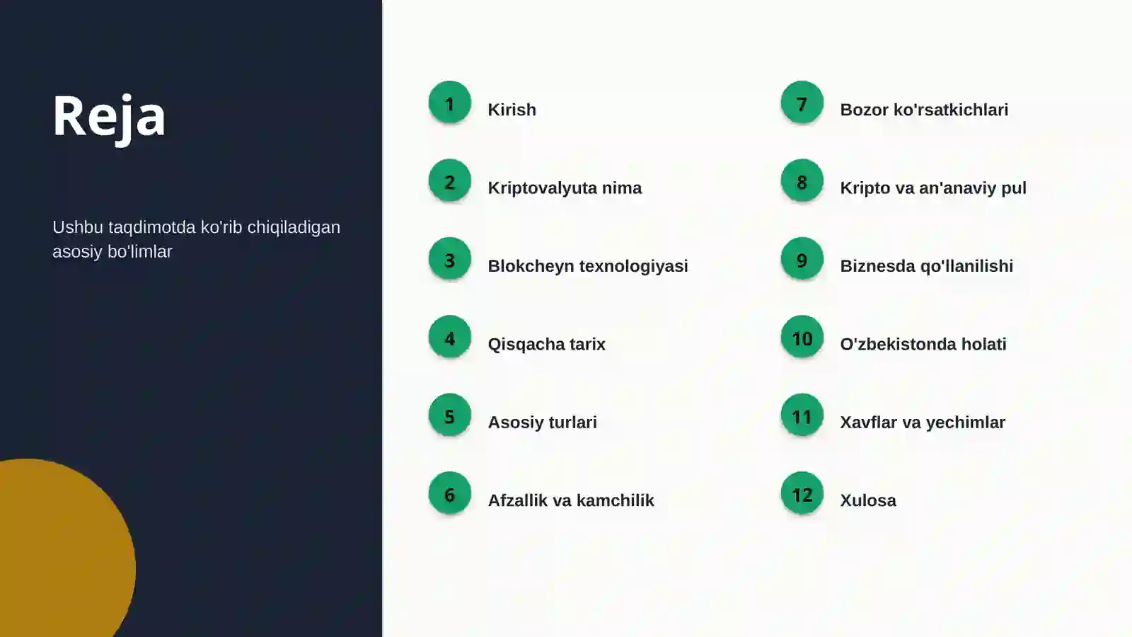 Kriptovalyuta Asoslari 2