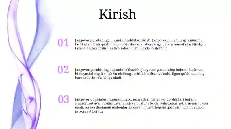 Jangovor Guruhni Shahar Va Alohida YoʻNalishlarda Hujumni Tashkillash Va Olib Borishning Xususiyatlari 2