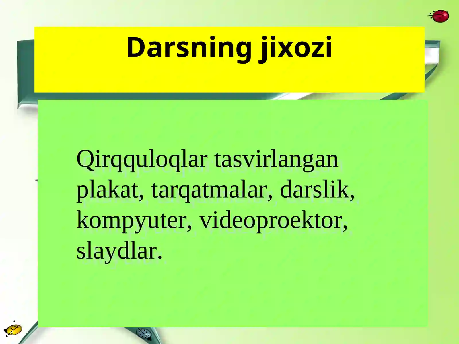 QIRQQULOQLAR BO`LIMI 2
