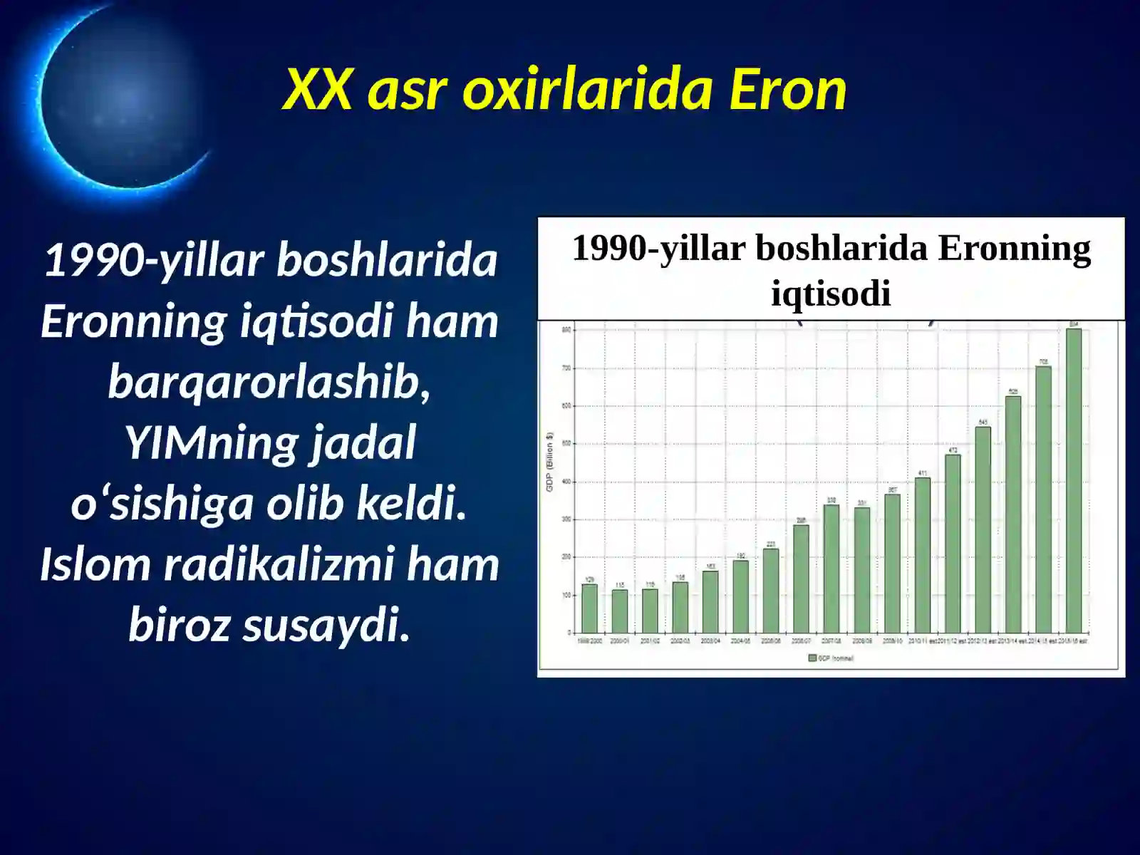 1991 – 2017-yillarda Eron islom respublikasi 2
