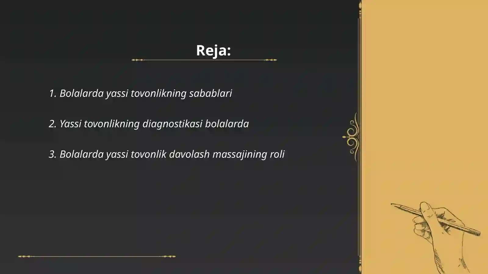 Bolalarda yassi tovonlik va maymoqlikda davolash massajining hususiyatlari 2