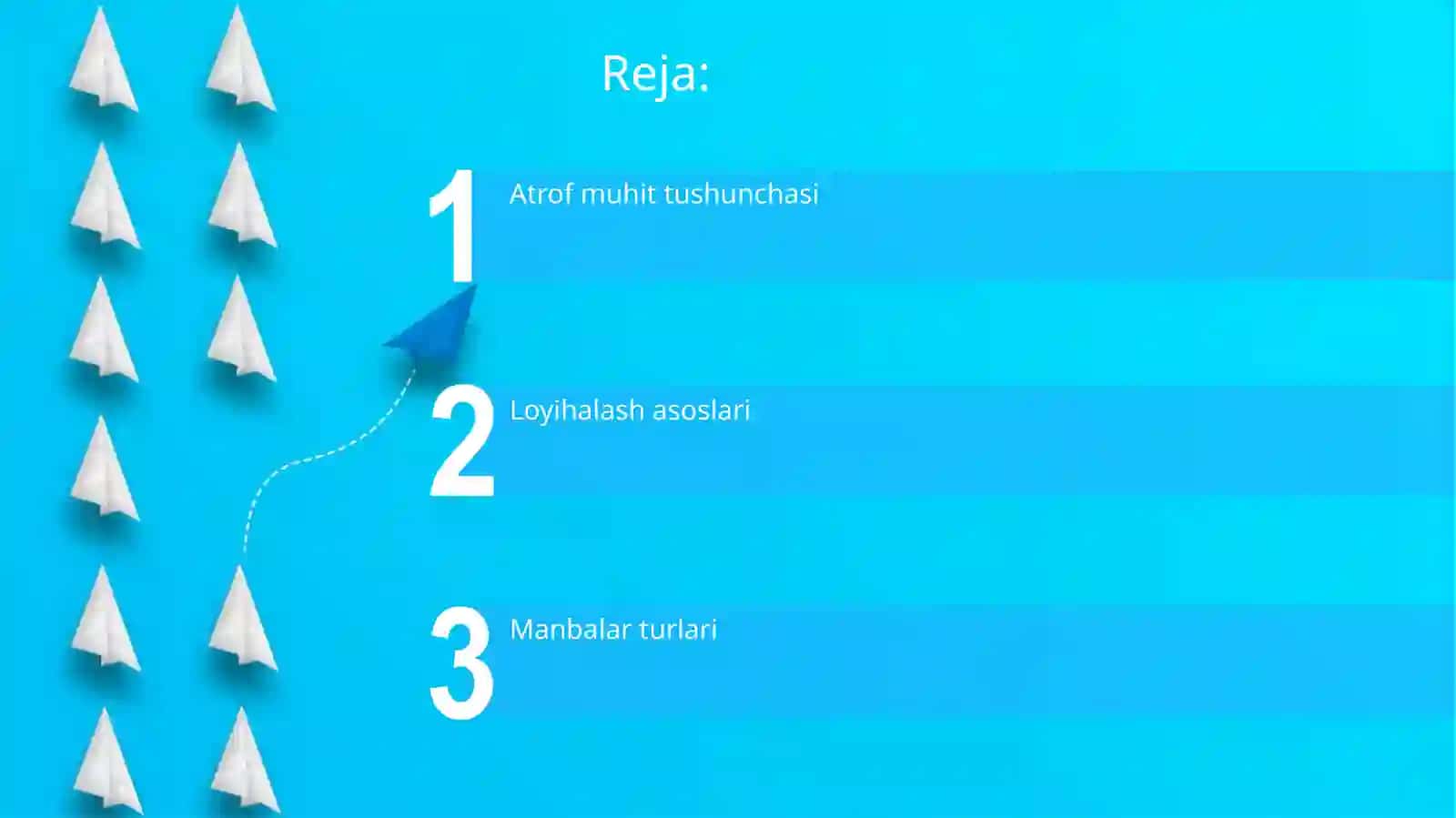 Atrof muhitni himoya qilishni loyihalashtirish manbalari 2