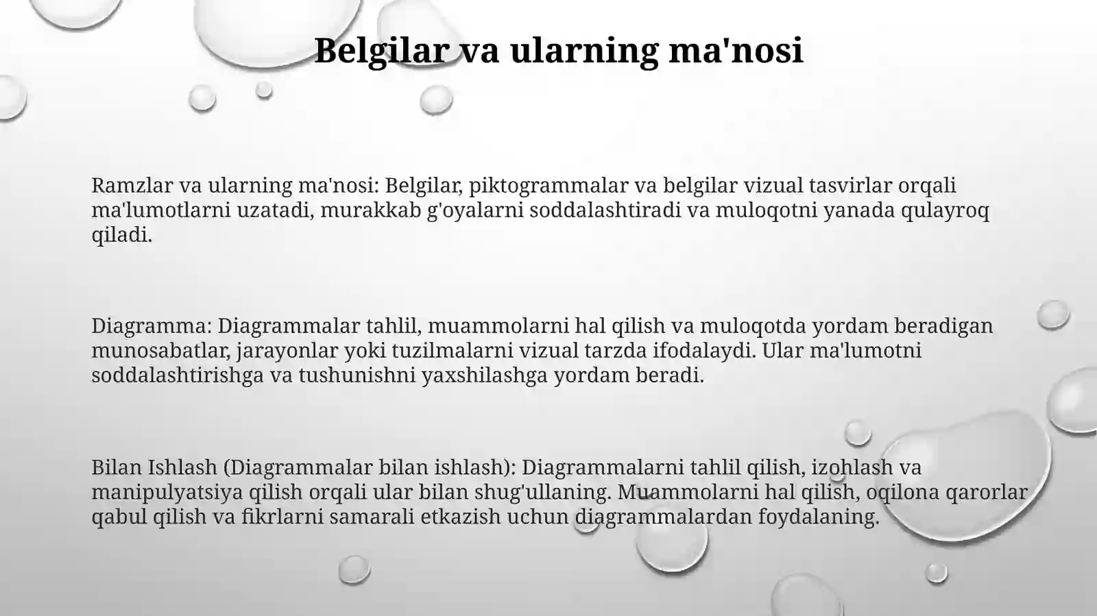 Diagrammalar Bilan Ishlash 2