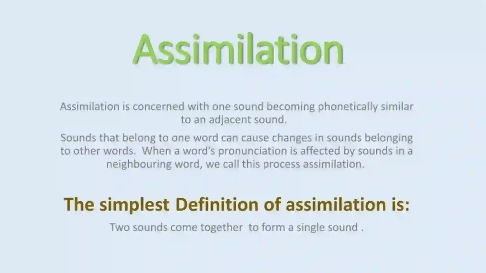 THEME:“Assimilation“ 2