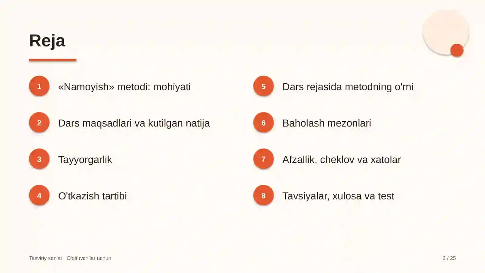 tasviriy san'at darslarida namoyish metodidan foydalanish 7721 2