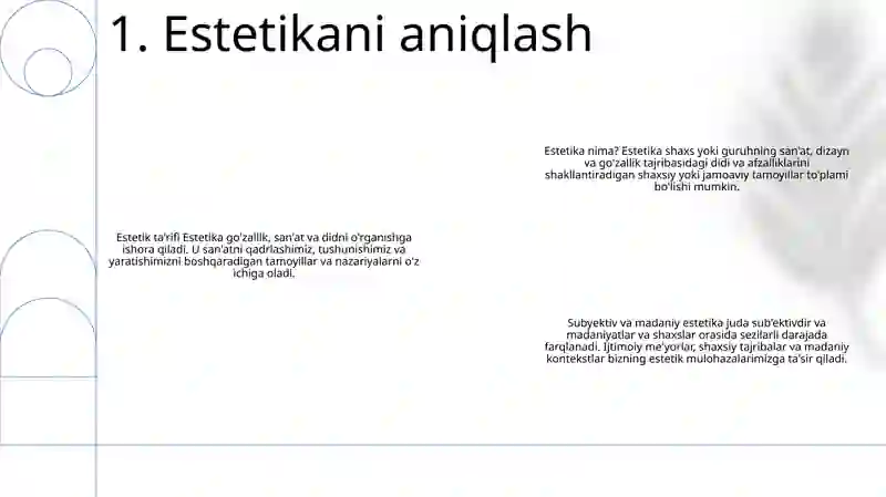 Estetikani Aniqlash 2