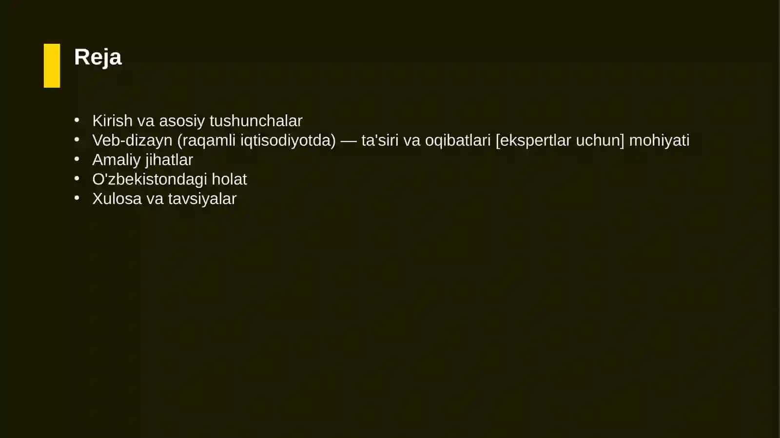 Veb-dizayn (raqamli iqtisodiyotda) — ta'siri va oqibatlari [ekspertlar uchun] 2