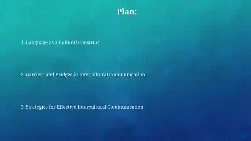 Language and Intercultural Communication 2