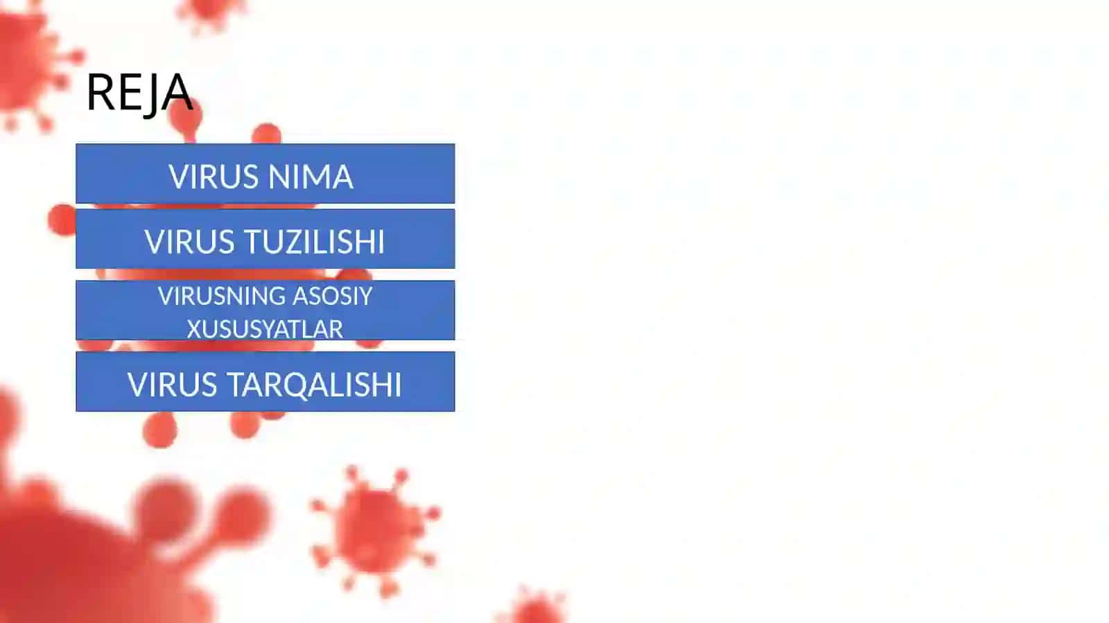 VIRUS  TUZILISHI 2