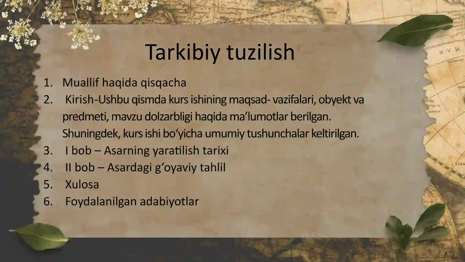 "O'nta negr bolasi" asarida ilgari surilgan g'oyalar 2