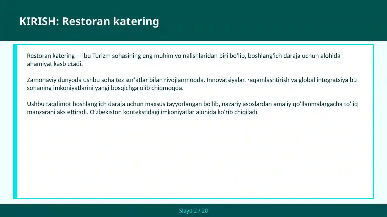 Restoran katering 2