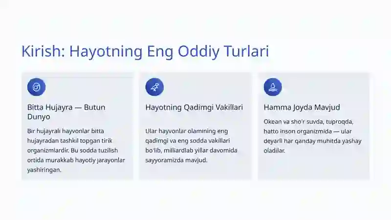 Bir Hujayrali Hayvonlar: Hayotning Mikroskopik Moʻjizalari 2