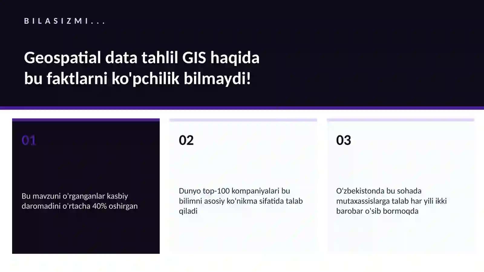 Geospatial data tahlil GIS 2