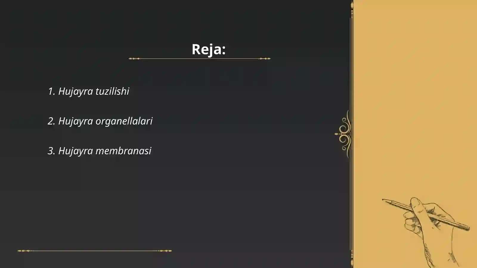 Hayvon organizmi hujayrasi va to'qimalarining tuzilishi va rivojlanish shartlari 2