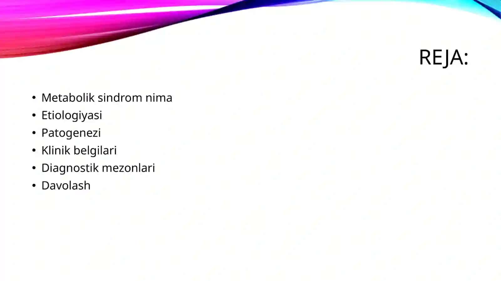 Metabolik Sindrom 2