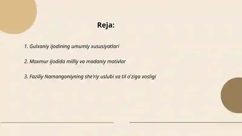 Gulxaniy, Maxmur va Faziliy Namangoniy Ijodi 2