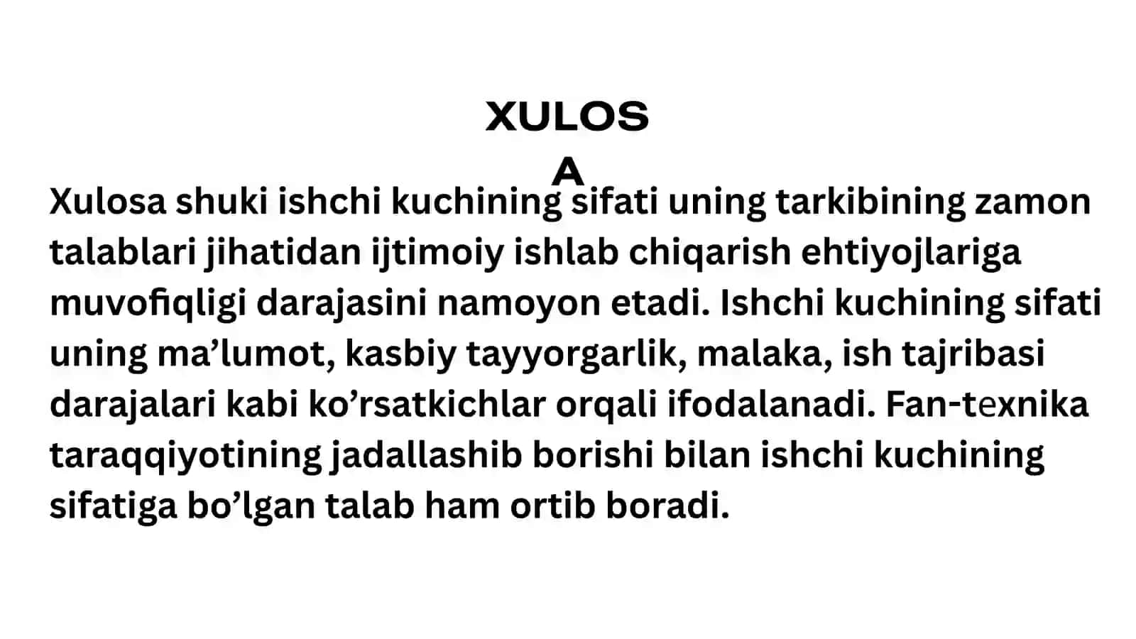 Iqtisodiyot Nazariyasi Fanidan Tayyorlagan Mustaqil Ishi 2