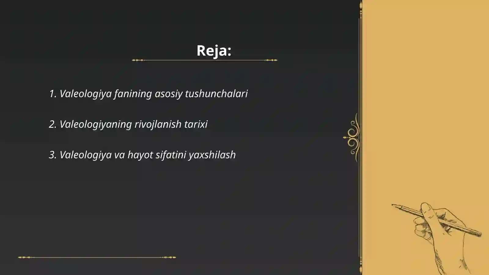 Valeologiya asoslari,tarixi valeologiya fanini. Boshqa ilmiy sohalar ichida tutgan órni 2