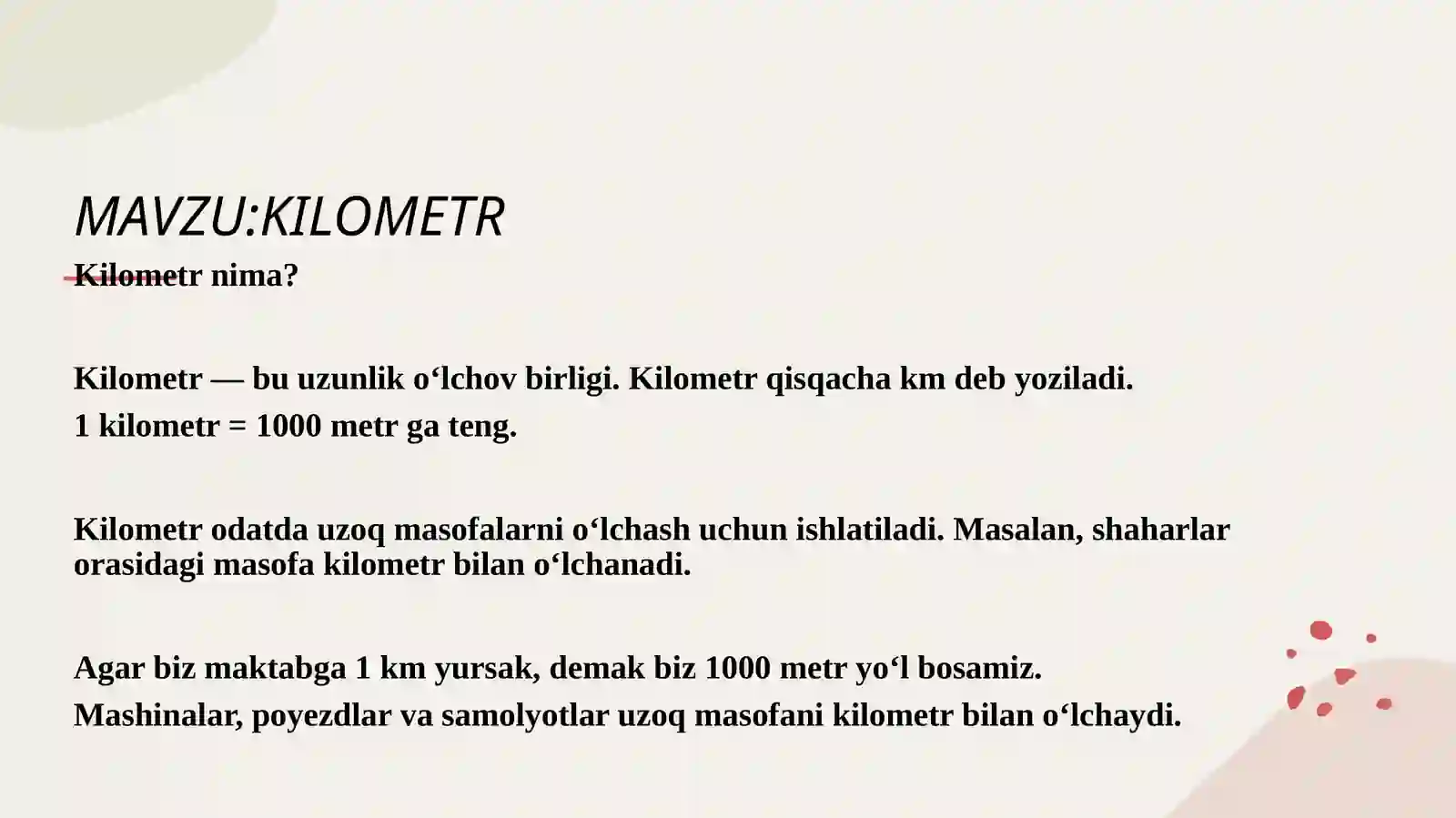 KILOMETR 2