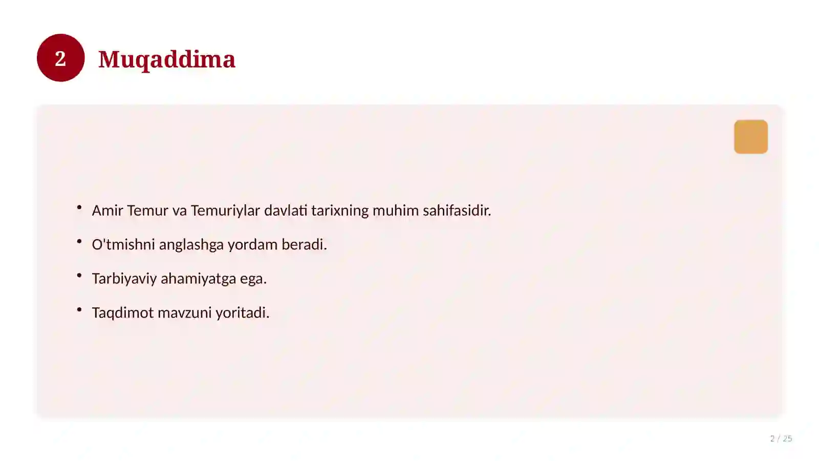 Amir Temur va Temuriylar davlati 2