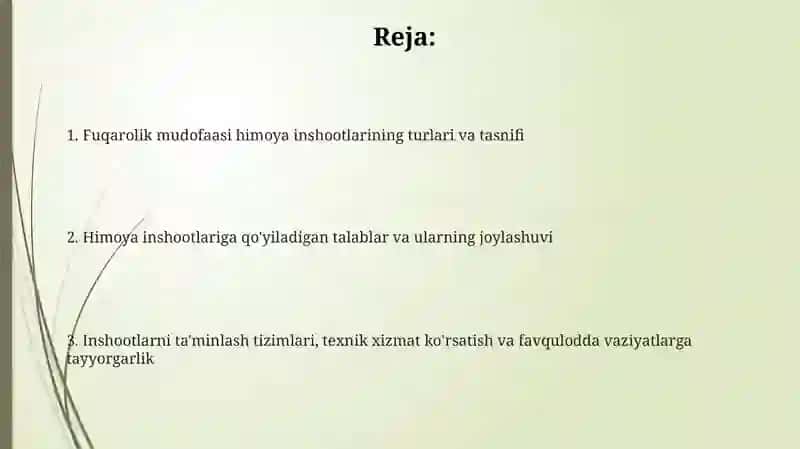 Fuqaromuxofazasi himoya qurilmalarining turlari va ularga qo'yiladigan talablar 2