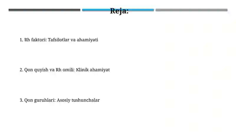 Rh faktori: Ta'rif va ahamiyat 2