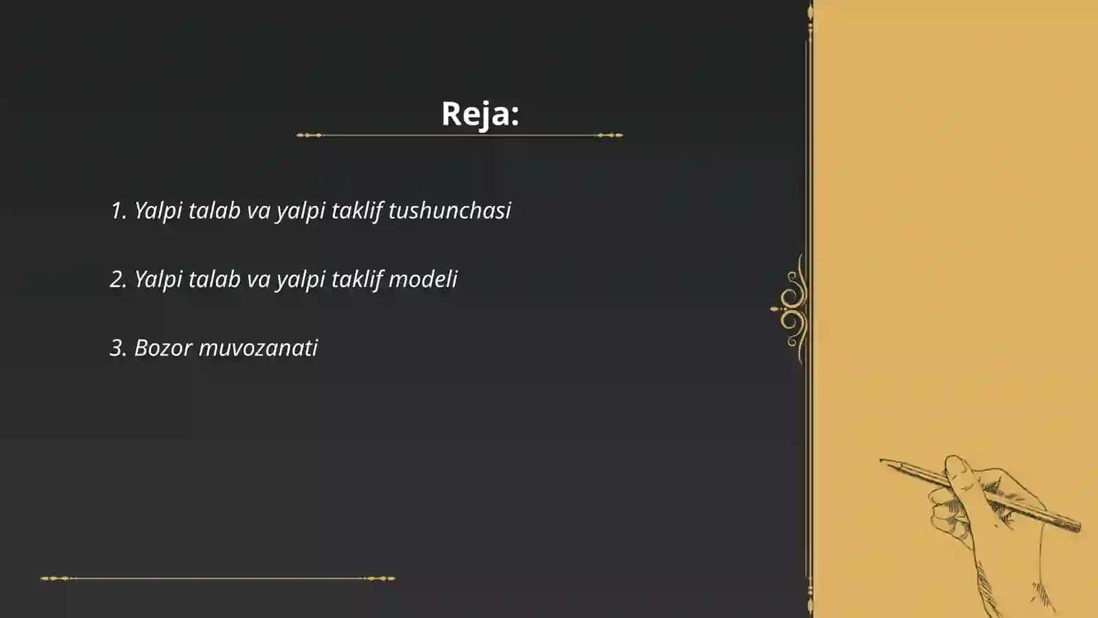 Yalpi talab va yalpi taklif 2