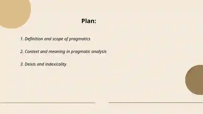 About pragmatics 2