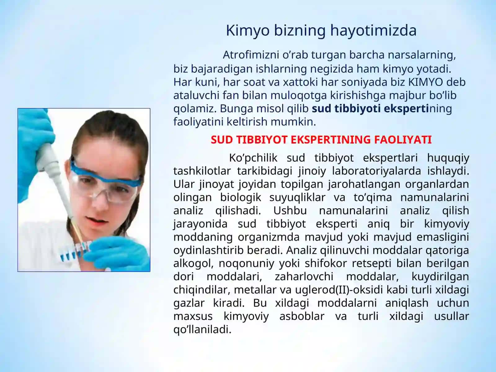 Sud Tibbiyot Ekspertining Faoliyati 2