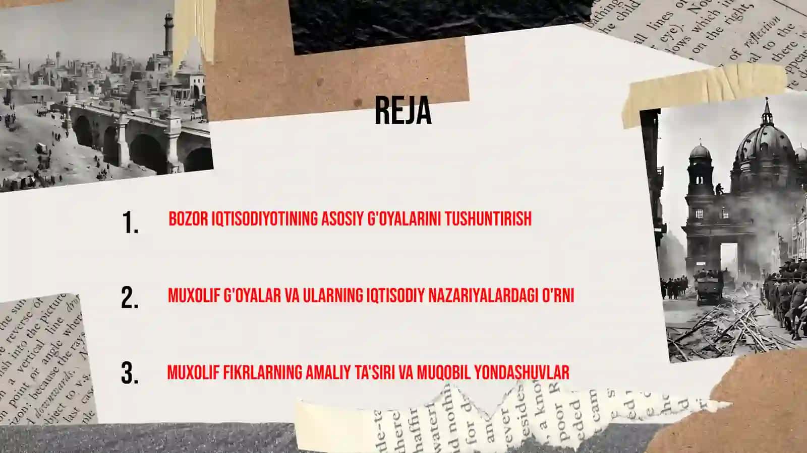 Bozor iqtisodiyotiga muxolif g'oyalar 2