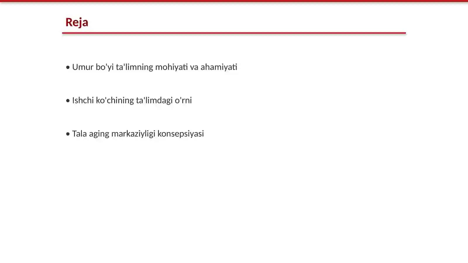 Umur bo'yi ta'limning mohiyati va ahamiyati 2