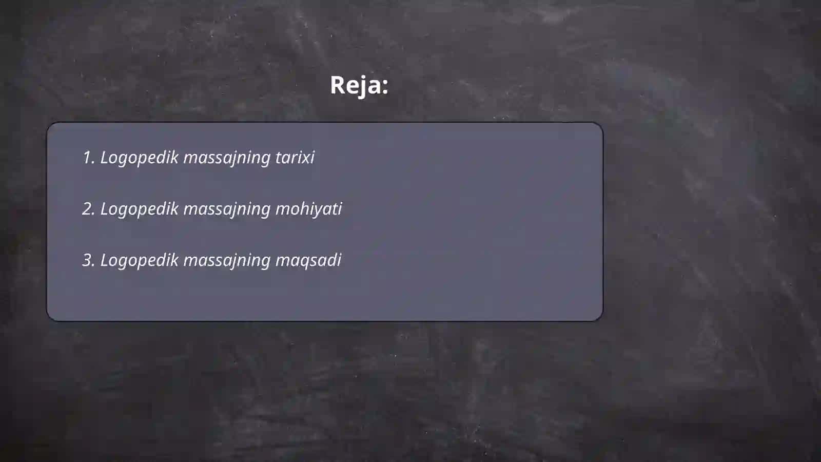 Logopedik massaj asoslari 2