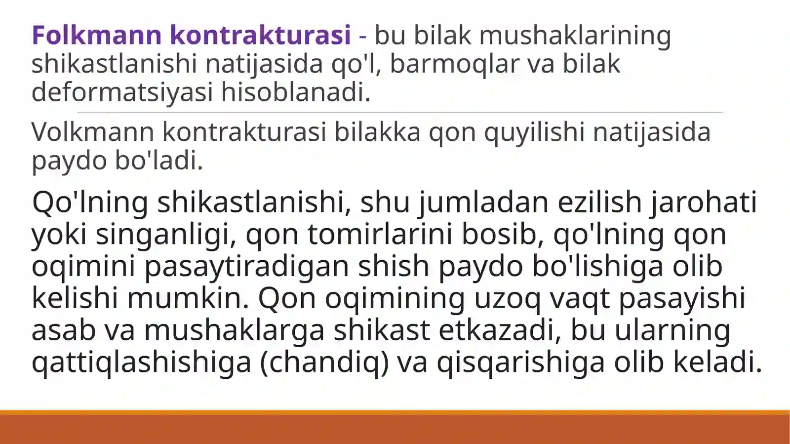 Folkman ishemik kontrakturasi 2