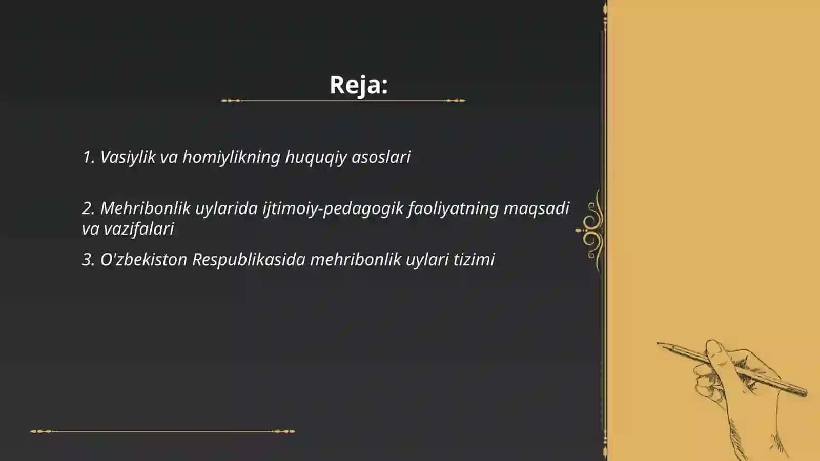 Vasiylik va homiylik 2