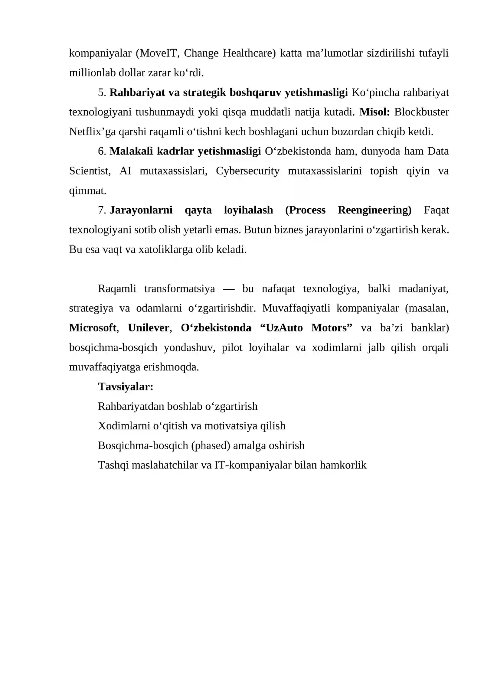 Raqamli transformatsiya 2