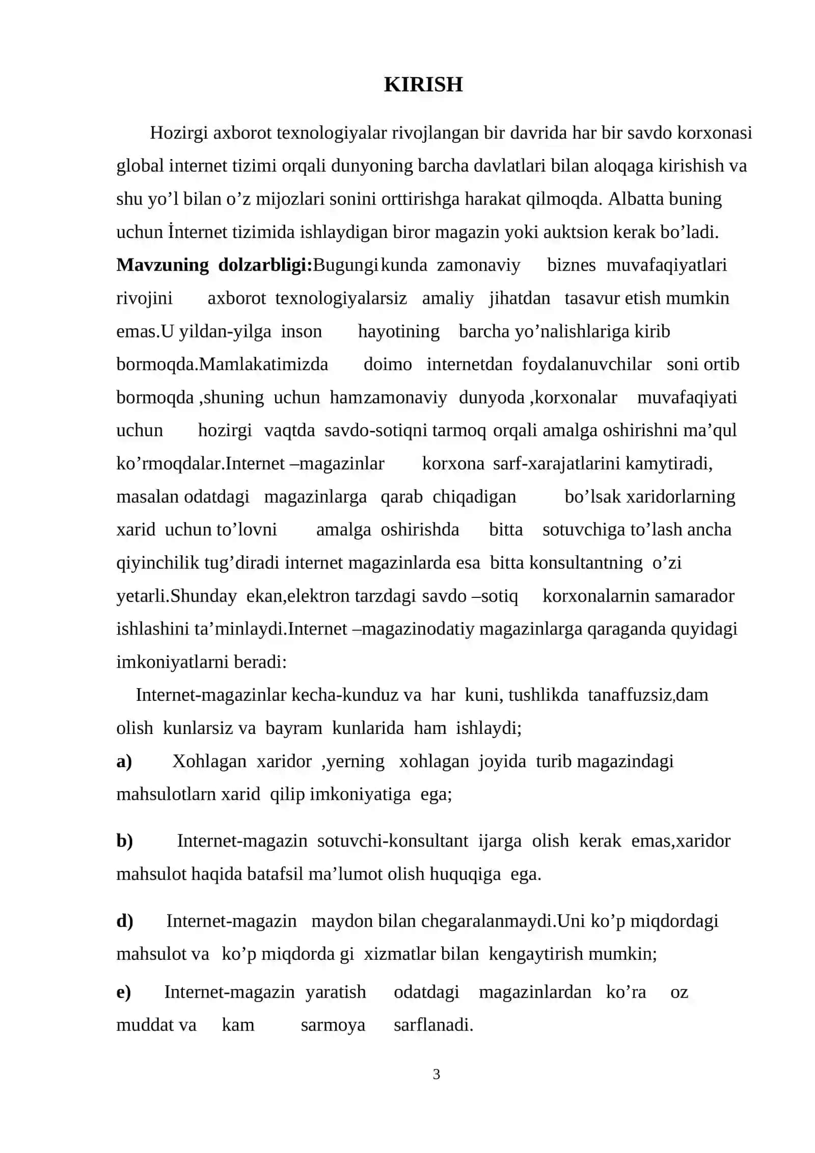 Texnika mahsulotlari do’kon veb saytini ishlab chiqish 2