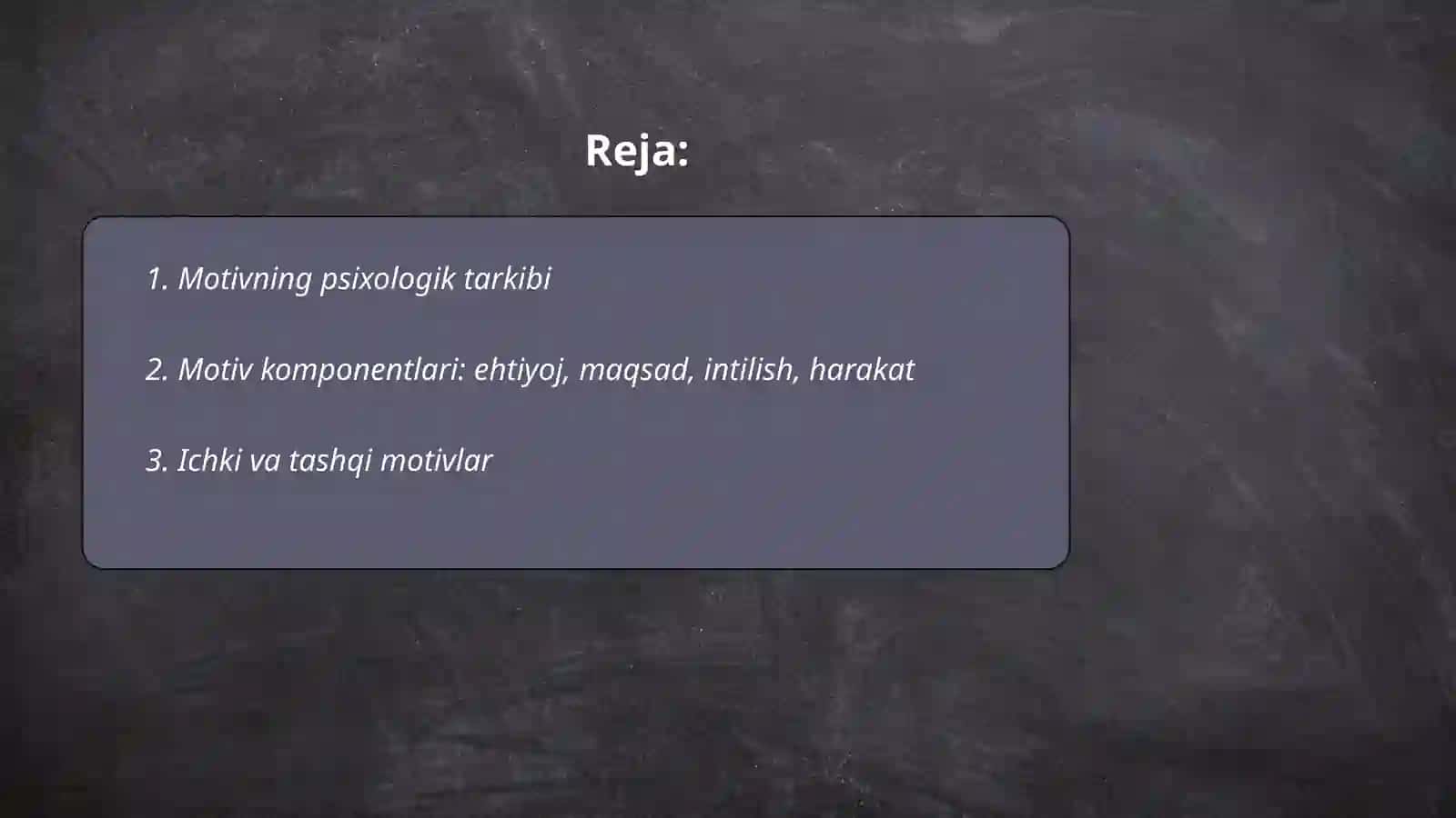 Motivning tuzilishi va funksiyalari 2