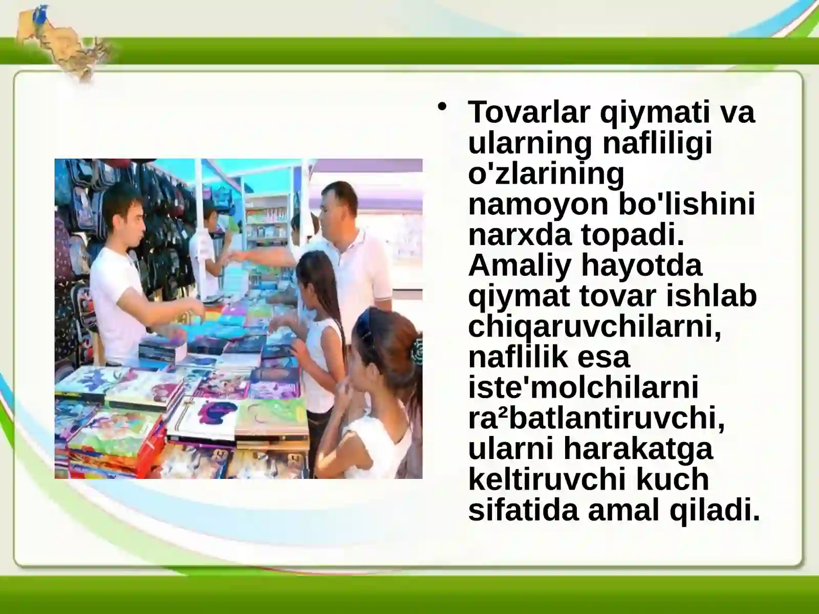 Narx belgilash jarayoni omillari 2