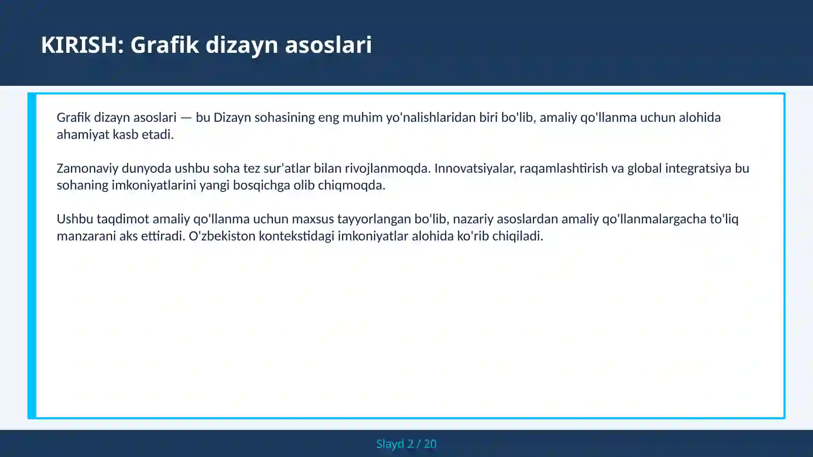 GRAFIK DIZAYN ASOSLARI 2
