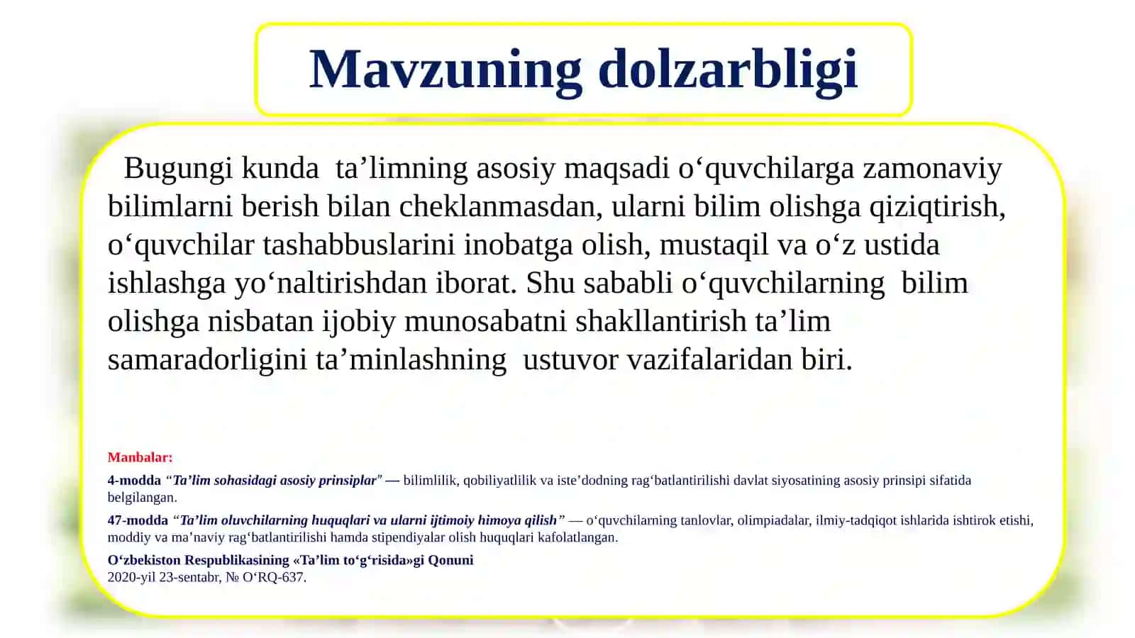 Menejerliko‘quvkursitinglovchisiIgamberdiyevTo‘lqinSerikbayevich 2